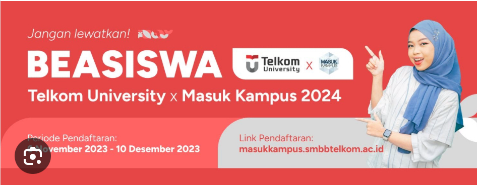 Syarat Beasiswa Telkom University 2024, Cara Daftar Hingga Jadwal Penerimaan