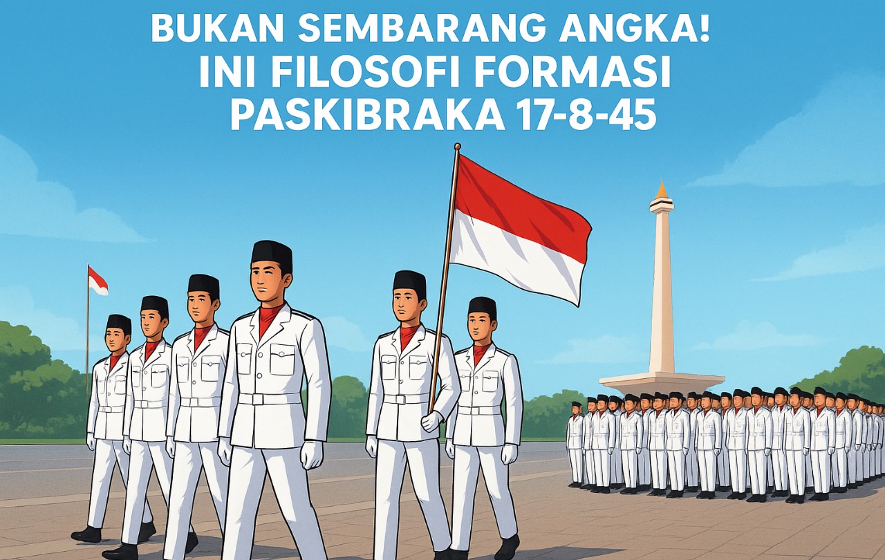 Mengungkap Rahasia Formasi Paskibraka 17-8-45: Makna dan Filosofi di Balik Pengibaran Bendera Merah Putih