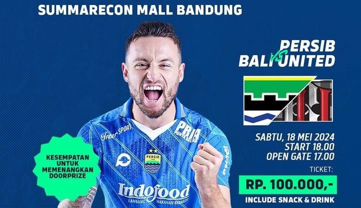 Kehabisan Tiket Persib vs Bali United? Jangan Khawatir, Ini Lokasi Nobar Biru yang Diselenggarakan Persib