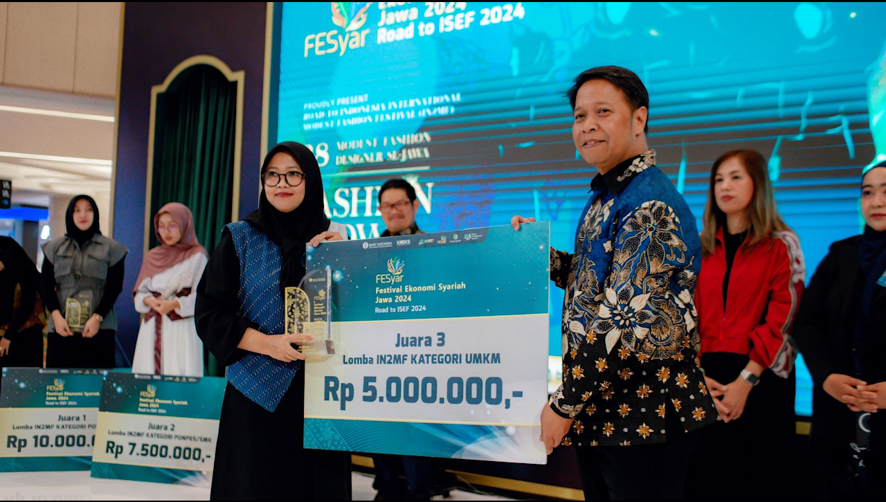 Fadsan Raih Juara 3 di Festival Ekonomi Jawa 2024, Tampil di Indonesia International Modest Fashion Festival