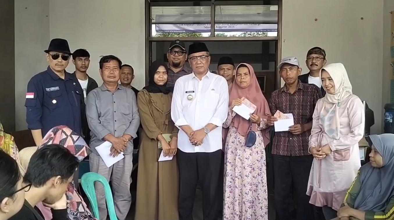 Pemkot Banjar Salurkan Bansos Tunai untuk Ribuan KPM, Bantuan Wajib Dibelanjakan untuk Sembako di Toko Berizin