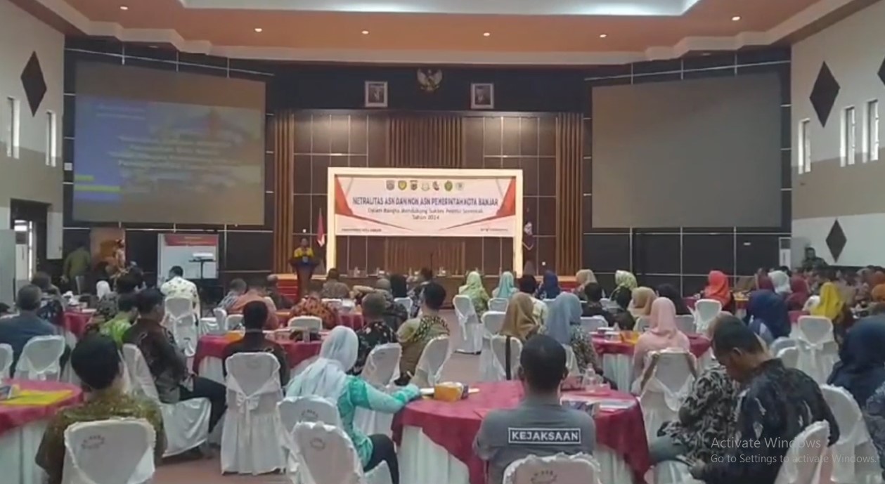 Pj Wali Kota Banjar Minta ASN Netral Di Pemilu 2024, Terbukti Melanggar Siap-Siap Disanksi