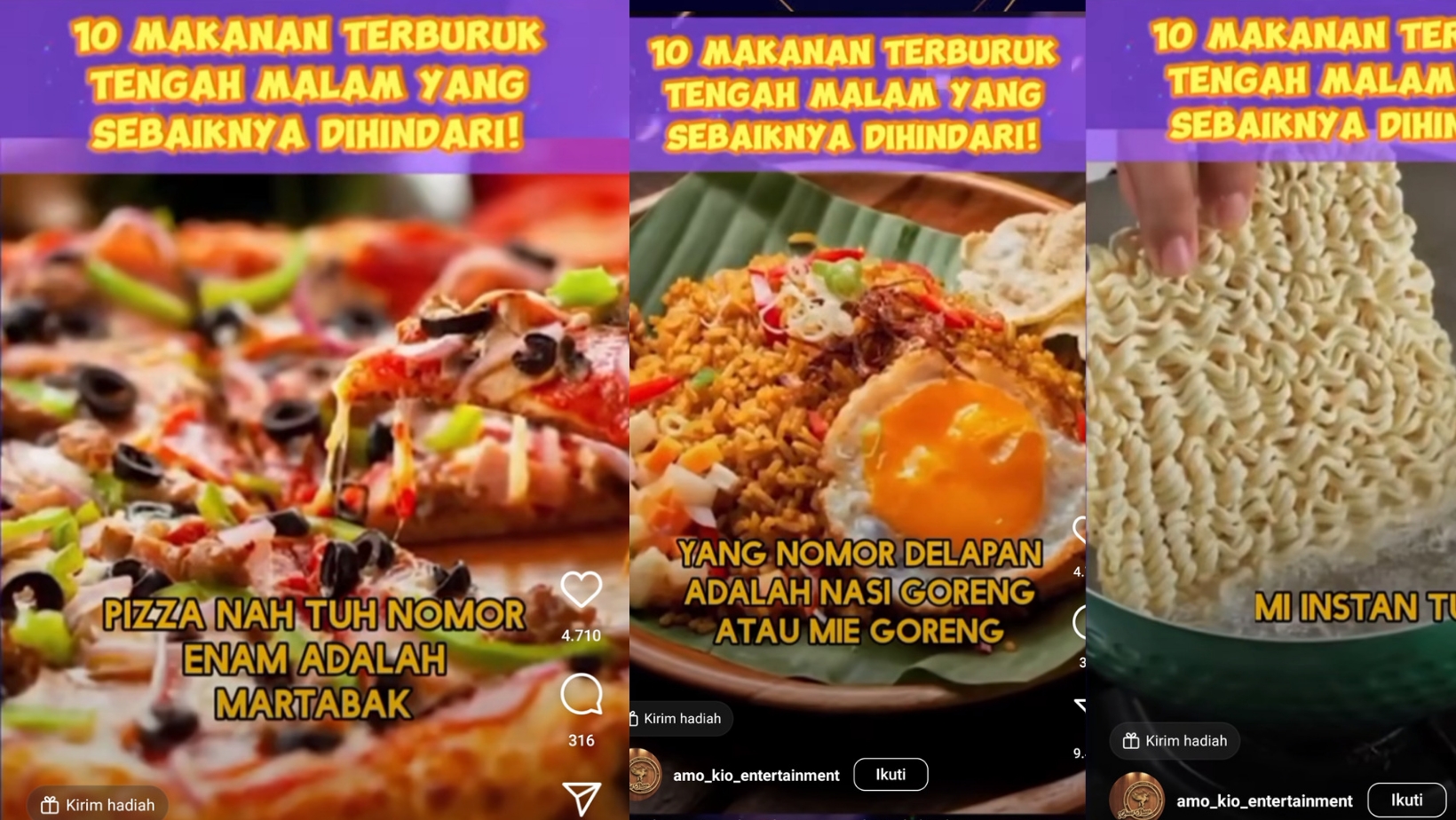 Catat, Ini 10 Makanan Tengah Malam yang Perlu Dihindari, Nomor 8 Paling Sering Dikonsumsi?