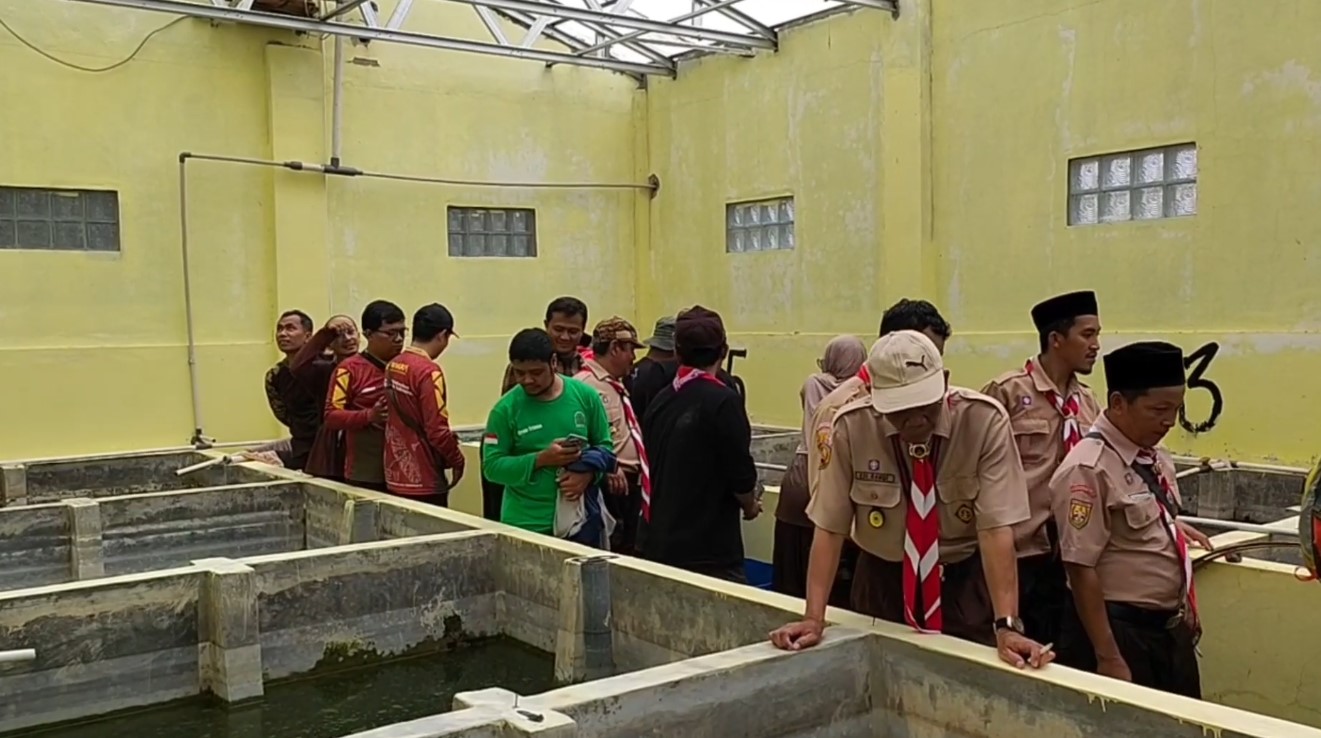 Pramuka Kota Tasikmalaya Belajar Budi Daya Ikan, Dukung Kemandirian Ekonomi Anggota Pramuka