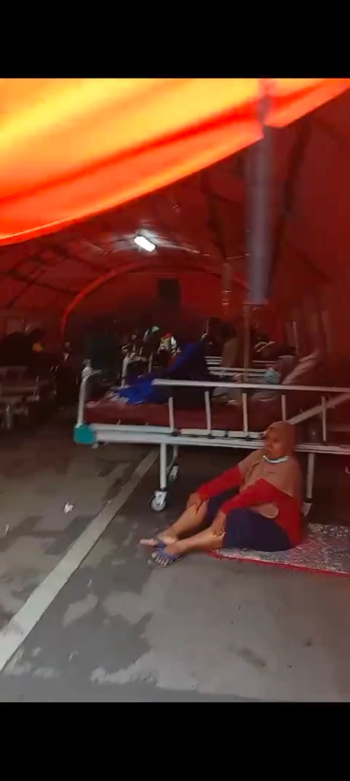 Update Gempa Sumedang :Pasien Rumah Sakit Masih Berada di Tenda Darurat Jalan Pangeran Geusan Ulun
