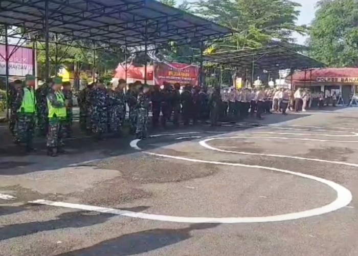 Ratusan Personel Siaga Amankan Operasi Ketupat Lodaya, Polres Banjar Libatkan Petugas Lintas Sektoral 