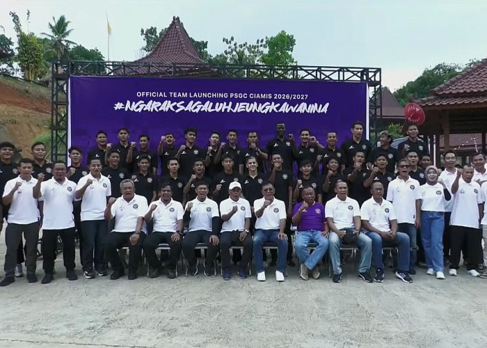 PSGC Ciamis Launching Tim dan Jersey 2026/2027, Ngaraksa Galuh Jadi Tekad Bawa Nama Ciamis ke Kancah Nasional