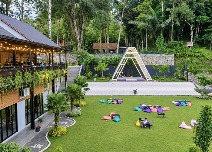Kamandara Resto Coffee & Park Mangkubumi Ramai Jadi Spot Foto Wisuda