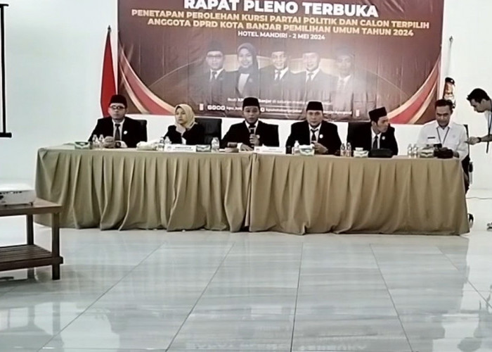 KPU Kota Banjar Tetapkan 30 Anggota DPRD Terpilih, Golkar Peraih Kursi Terbanyak 