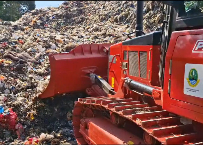 TPA Ciangir Menuju Sistem Sanitary Renville, Sampah di Bagian Depan Akan Didorong dan Diratakan