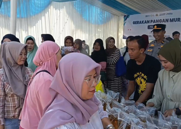 Polres Tasikmalaya Gelar Gerakan Pangan Murah, Tekan Lonjakan Harga Menjelang Lebaran