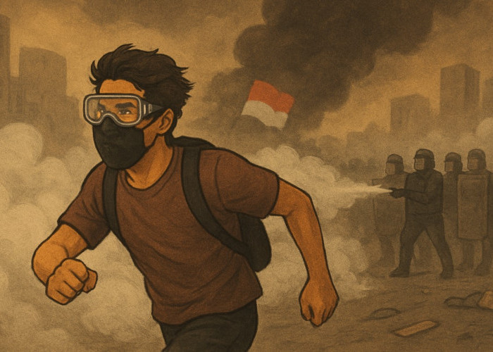 Gas Air Mata Serang Massa Aksi, Begini Cara Ampuh Mengatasinya agar Demonstran Tetap  Aman dan Tenang