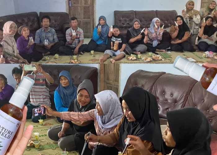 KKN UAD  Gelar Sosialisasi Pembuatan Spray Antinyamuk dari Daun Sereh di Dusun Boyo, Ngalang  Gedangsari