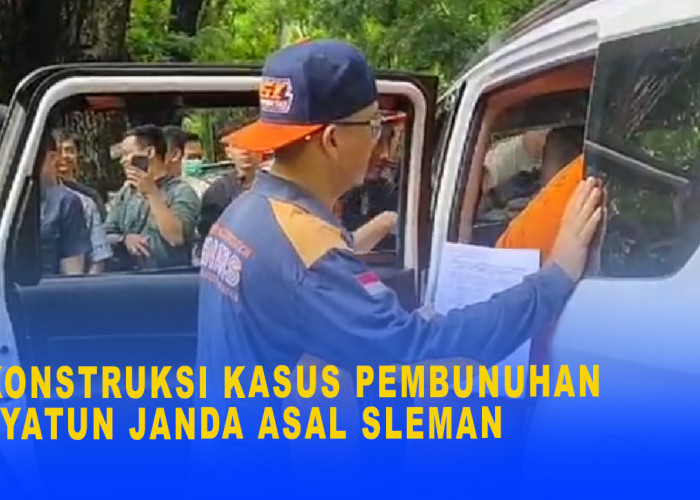 Rekonstruksi Kasus Pembunuhan Paryatun Janda Asal Sleman , Pelaku Peragakan 28 Adegan