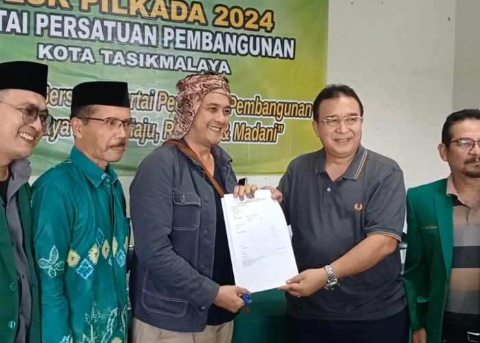 Dicky Candra Ikut Penjaringan Bakal Calon Wali Kota Tasikmalaya, Ambil Formulir Pendaftaran ke PPP