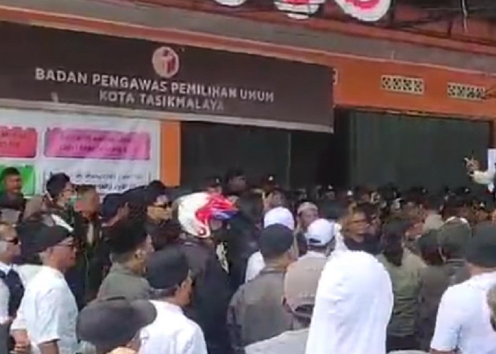 Sejumlah Massa Tolak Hasil Pilkada Kota Tasikmalaya, Menduga Terjadi Politik Uang dan Pelanggaran Lainnya