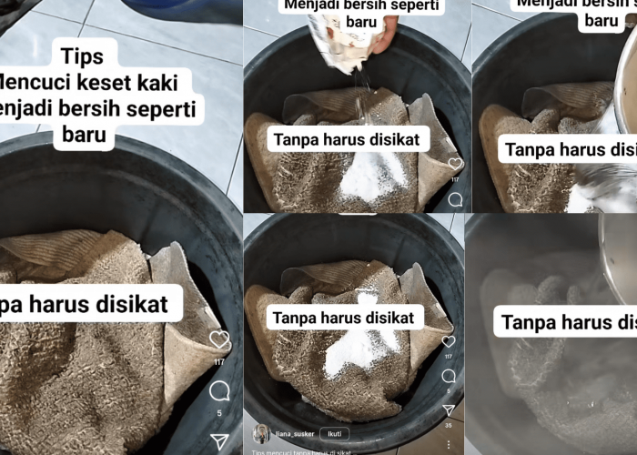 Tips Mencuci Keset Dekil Jadi Seperti Baru, Cukup Pakai Bahan Ini Keset Dekil Jadi Seperti Baru