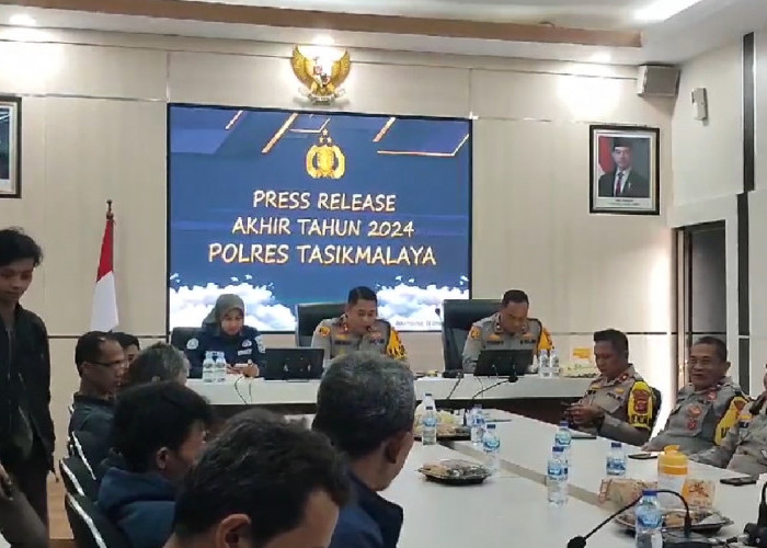 Rilis Polres Tasik: Kasus Pada 2024 Didominasi Oleh Laka Lantas, Segini Jumlahnya....