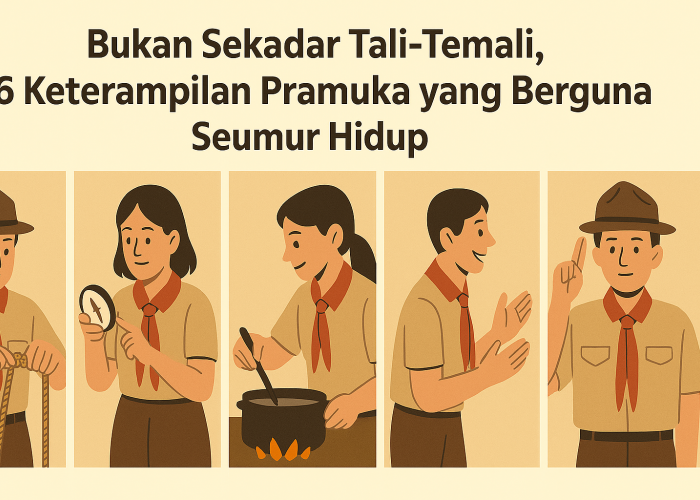 Bukan Sekadar Tali-Temali, Ini 6 Keterampilan Pramuka yang Berguna Seumur Hidup