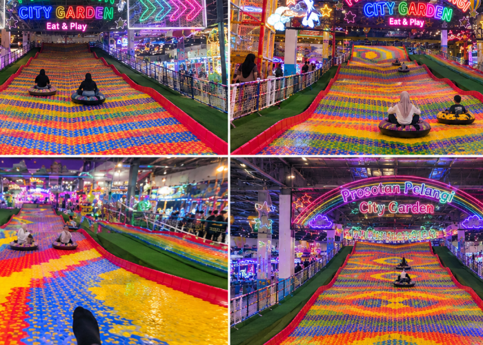 Bukan Sekadar Perosotan, Rainbow Slide Jadi Wahana yang Mencuri Perhatian di City Garden Tasikmalaya