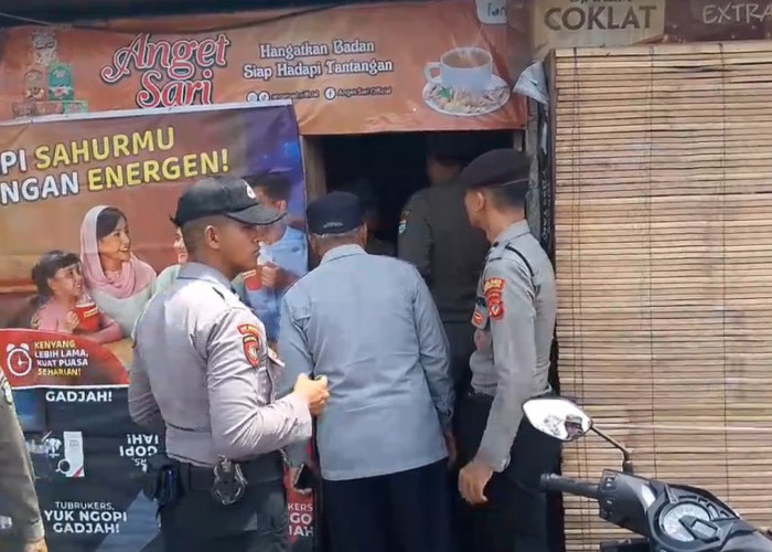 Satpol PP Razia Warung Nyemen Hingga Miras Oplosan, Para Pengunjung Kabur Saat Petugas Datang