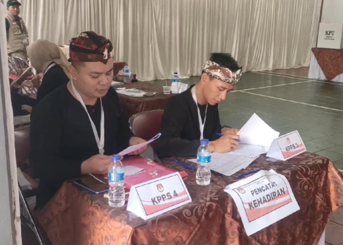 TPS Khusus Di Lapas Ciamis Bernuansa Adat Khas Sunda, Ciptakan Pemilu Riang Gembira