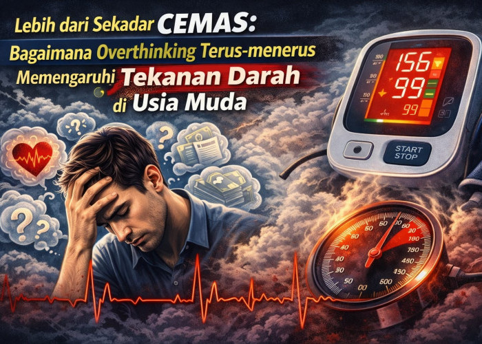 Lebih dari Sekadar Cemas: Bagaimana Overthinking Terus-menerus Memengaruhi Tekanan Darah di Usia Muda
