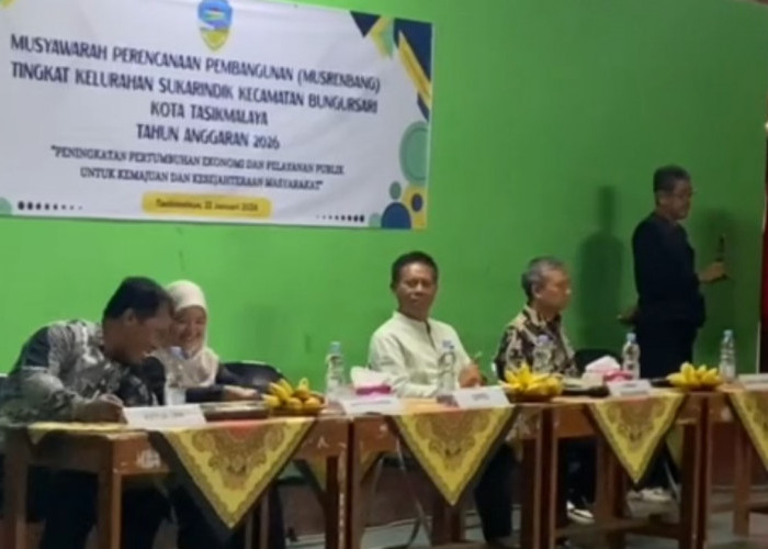 Musrenbang RKPD Tahun 2027 Tingkat Kelurahan Sukarindik, Usulan Fokus Pada Penanganan Sampah dan Ekonomi 