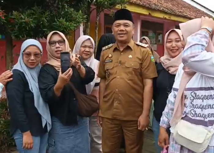 Wabup Tasik Sidak MPLS, Minta Ortu Jangan Tunggu Anak di Sekolah, Banyak Ortu Khawatir Anaknya Tak Betah