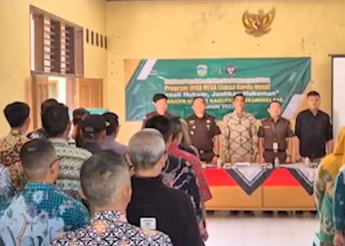 Kejari Tasikmalaya Sosialisasi Pencegahan Korupsi Dana Desa, Sasar Aparatur Kecamatan Sukaratu