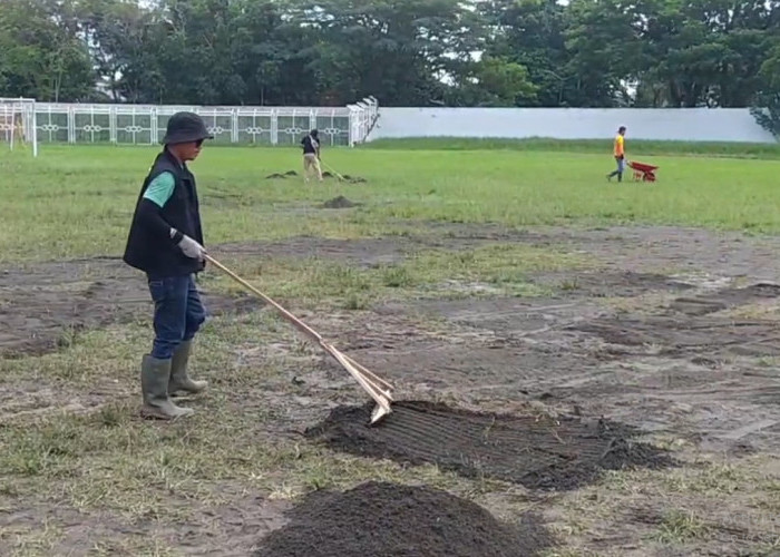 Stadion Dadaha Rusak Usai dipergunakan konser, Promotor Event Kucurkan Rp 30 Juta Perbaiki Lapangan Dadaha