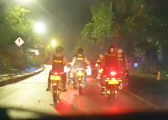 Jaga Kamtibmas, Polres Banjar Gelar Patroli Skala Besar, Kantor Pemerintahan dan Objek Vital Dijaga Personel 