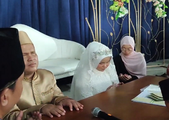 Lima Pasangan Pengantin Ikut Nikah Massal Tuna Netra, Jadi Momentum Kebahagiaan Di Akhir Tahun 2024