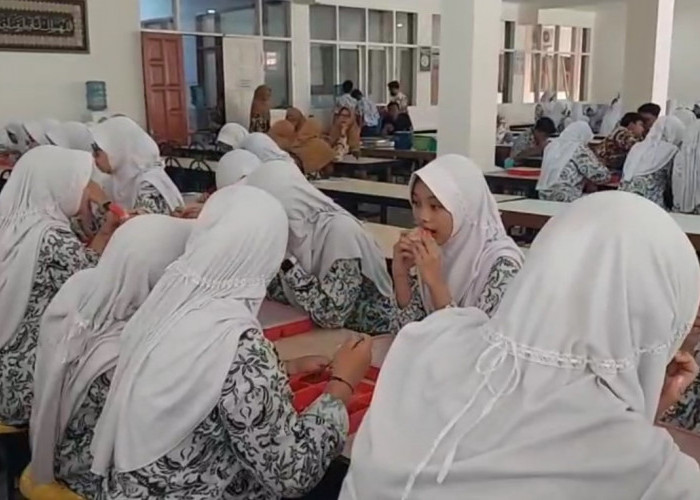 Tolak MBG, Inilah Konsep Makan Siang Siswa di Sekolah Swasta Tasikmalaya, Makanan Disajikan Masih Hangat