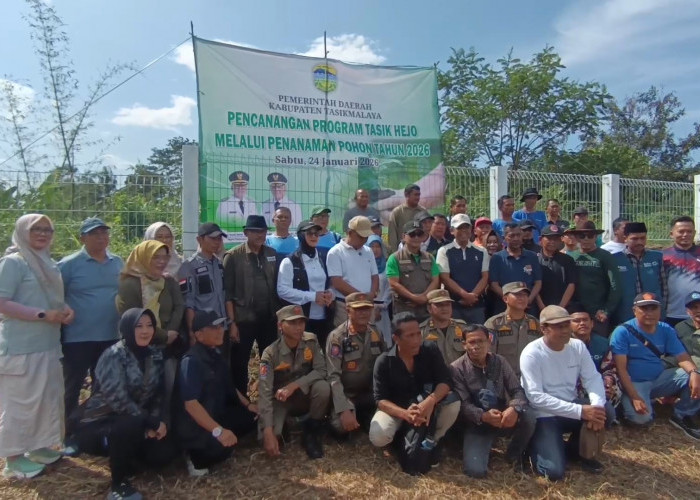 Pemkab Tasikmalaya Luncurkan Program “Tasik Hejo”, Larang Tanam Albasia di Zona Rawan Longsor 