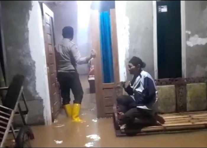 Banjir Luapan Sungai Citanduy Rendam 2 Desa di Panumbangan Ciamis