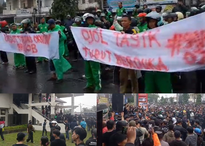Aksi Solidaritas Affan Kurniawan Memanas di Polres dan DPRD, Saling Dorong dengan Keamanan hingga Rusak Gedung