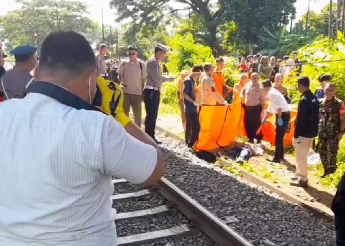 Tersambar Kereta Api, Pelajar Smp Meregang Nyawa, Diduga Korban Tidak Tahu Kereta Api Akan Melintas