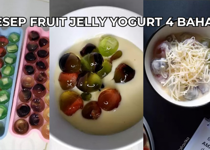 Hai Kids, Yuk Suruh Bunda Bikin Fruit Jelly Yogurt Manis dan Menyegarkan, Caranya Cukup Siapkan 4 Bahan Ini