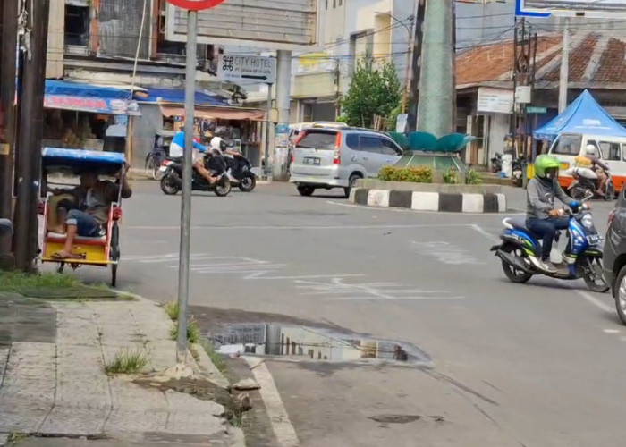 Dituding Serobot Lahan Pribadi, Pemkot Tasik Disomasi, Sebagian Jalan Yudanegara Ditandai Cat Semprot