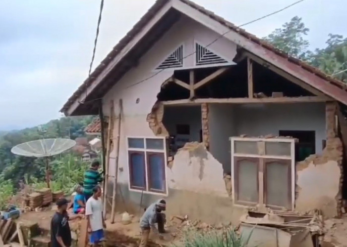 Terdampak Gempa Garut, 67 Bangunan Di Ciamis Alami Kerusakan, 3 Keluarga Masih Mengungsi 