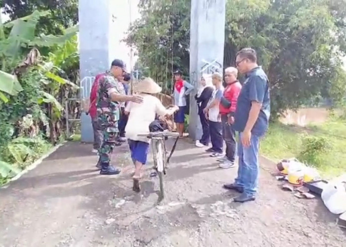 Jembatan Gantung Penghubung Jabar Jateng Diperbaiki, Permudah Akses Warga Jelang Lebaran 
