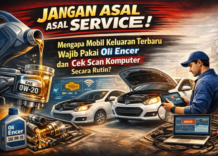 Jangan Asal Service! Mengapa Mobil Keluaran Terbaru Wajib Pakai Oli Encer dan Cek Scan Komputer Secara Rutin?
