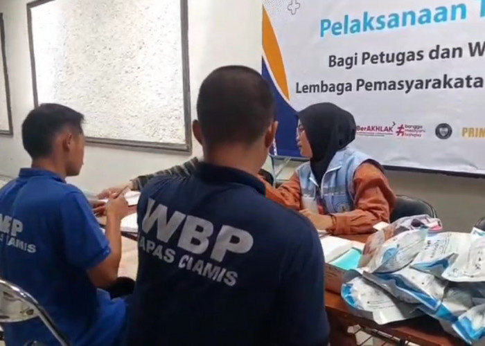 Sterilkan dari Narkoba, BNN Gelar Tes Urine di Lapas Ciamis, Petugas dan Warga Binaan Diperiksa, ini Hasilnya
