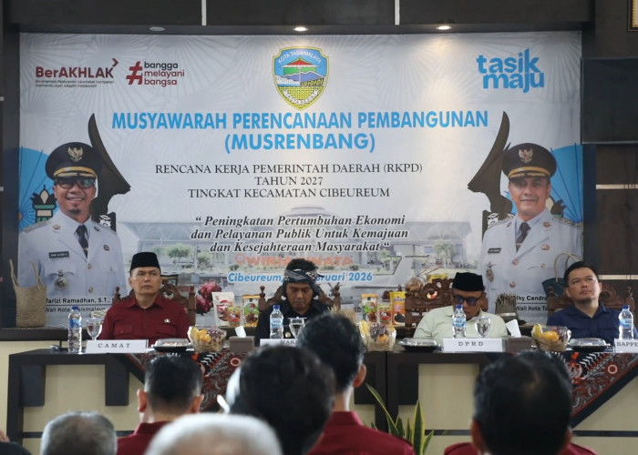 Musrenbang RKPD Tahun 2027 Tingkat Kecamatan Cibeureum, Optimis Pembangunan Masih Bisa Berjalan Baik