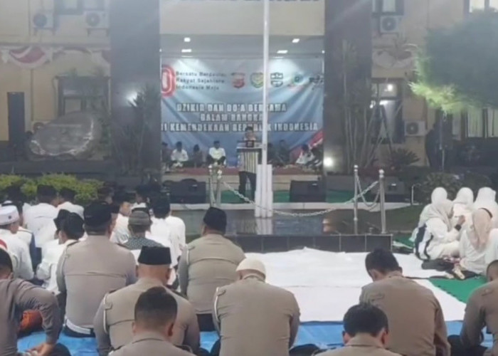 Sambut HUT Ke-80 RI, Polres Banjar Gelar Doa danDzikir Bersama, Berharap Kebaikan dan Kesejahteraan 