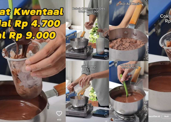 Resep Cokelat Kental Modal Rp 4.700 Dijual Rp 9000, Cocok Untuk Ide Jualan Saat Lebaran Auto Laris