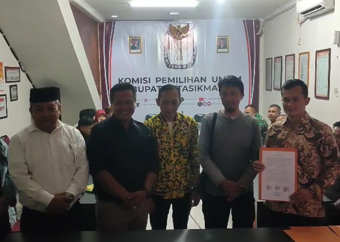 KPU Resmi Tetapkan Ai-Iip Sebagai Paslon Bupati Tasikmalaya, di PSU Nomor Urut Pasangan Calon Tidak Berubah 