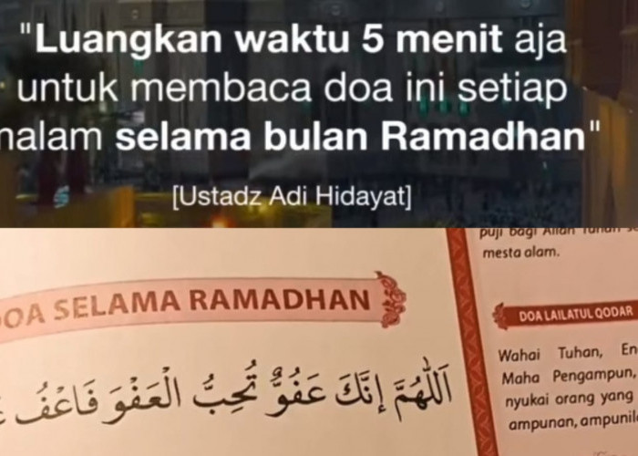 Luangkan Waktu Membaca Doa Ini Setiap Malam Saat Ramadhan, Ustadz Adi Hidayat Ungkap Keutamaanya