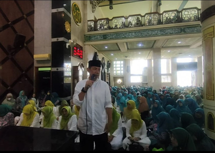 Antusias, Ratusan Lansia Ikuti Pesantren Ramadan Di Masjid Agung Ciamis